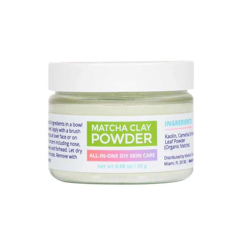 Polvo de arcilla matcha