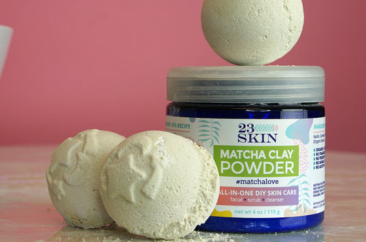 DIY Matcha Clay Bath Bomb Recipe