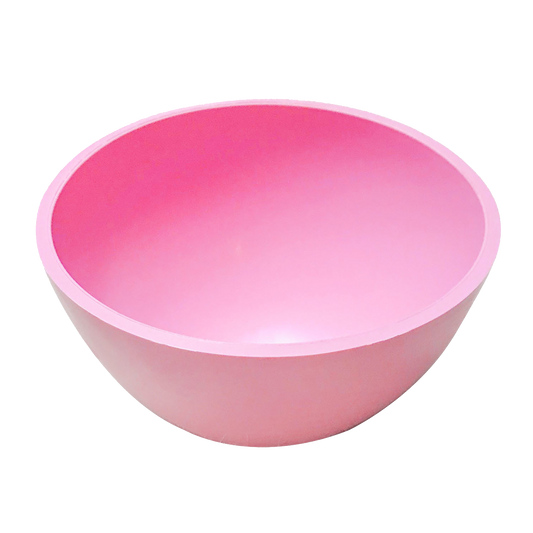 Pink Medical Grade Rubber Mixing Bowl - Medium