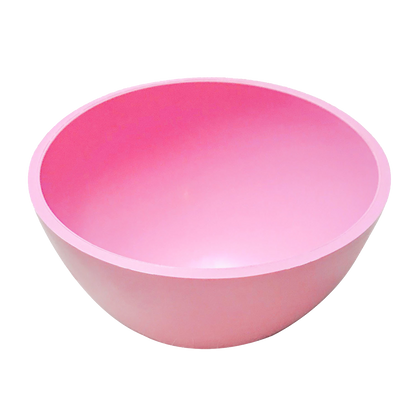 Tazón de mezcla de goma de grado médico rosa