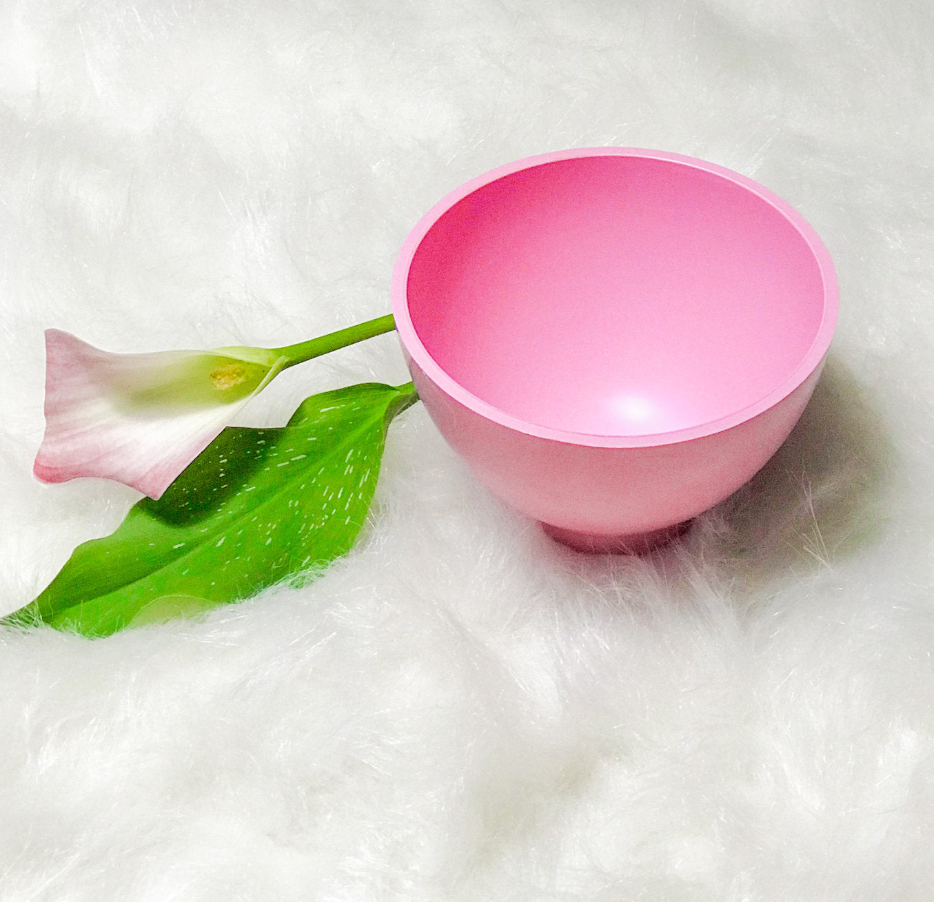 Pink Medical Grade Rubber Mixing Bowl - Medium